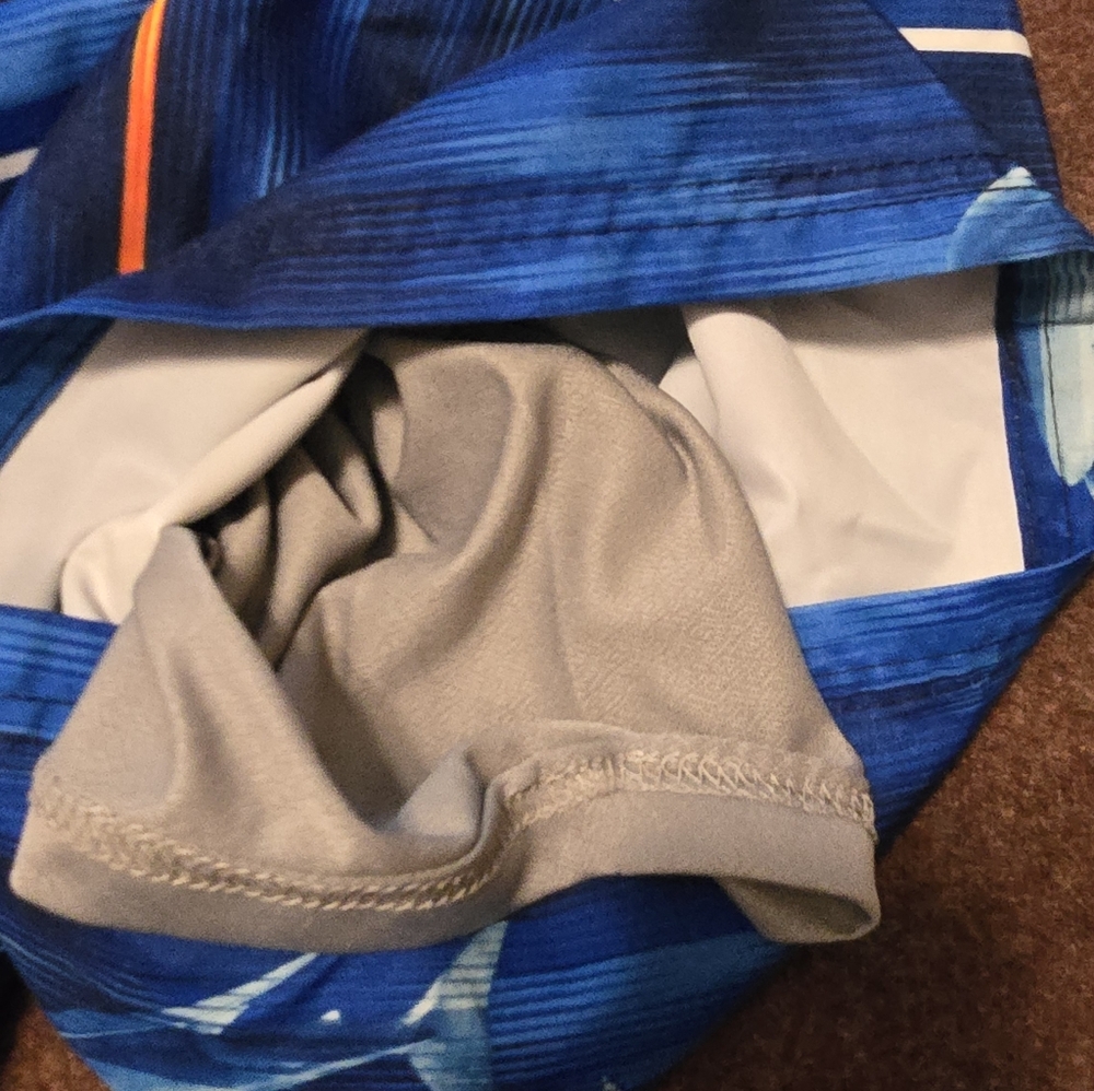 ZeroXposur Boy's Shark Swim Trunks Size Large 14/16 Built In Underwear - Picture 5 of 9
